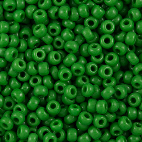 Miyuki Round Seed Bead 8/0 Opaque Jade Green 22g Tube (411)
