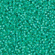 Miyuki Round Seed Bead 15/0 Ceylon Silver Lined Dyed Bright Aqua 2-inch Tube (572)