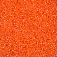 25g Miyuki Delica Seed Bead 11/0 Opaque Mandarin Orange AB DB1573