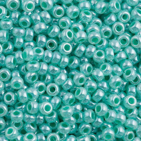 Miyuki Round Seed Bead 6/0 Turquoise Ceylon 20g Tube (536)