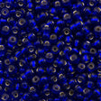Miyuki Round Seed Beads 5/0 Silver Lined Cobalt 20g Tube (151S)