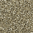 Miyuki Delica Seed Bead 11/0 Duracoat Galvanized Light Smoky Pewter 2-inch Tube DB1851