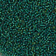 50g Miyuki Round Seed Bead 11/0 Silver Lined Green AB (1016)