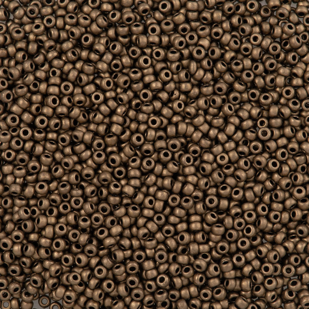 Miyuki Round Seed Bead 11/0 Metallic Matte Bronze (2006)