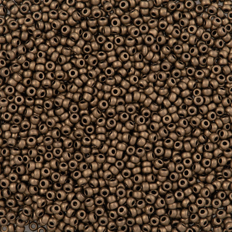 Miyuki Round Seed Bead 11/0 Metallic Matte Bronze (2006)