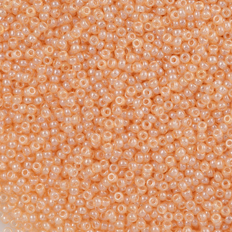 50g Miyuki Round Seed Bead 11/0 Light Peach Enamel (369)