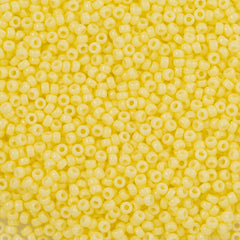 Miyuki Round Seed Bead 11/0 Duracoat Dyed Opaque Light Lemon Ice 22g Tube (4451)