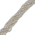 100 Czech Fire Polished 3mm Round Bead Silver Plated AB (00030SLPAB)