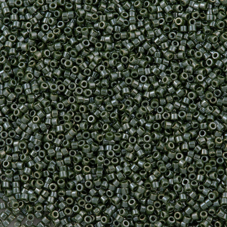 Miyuki Delica Seed Bead 11/0 Opaque Luster Avocado Green DB1566