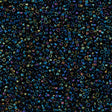 25g Miyuki Delica Seed Bead 11/0 Black Rainbow DB5