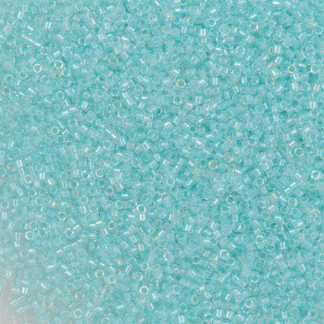 Miyuki Delica Seed Bead 11/0 Pearlized Barely Blue 2-inch Tube DB1672