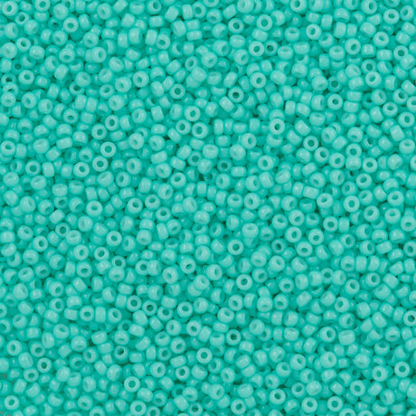 Miyuki Round Seed Bead 11/0 Duracoat Dyed Opaque Catalina (4472)