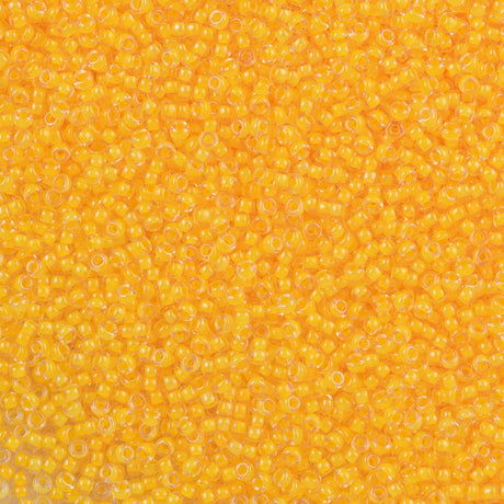 Miyuki Round Seed Bead 8/0 Inside Color Lined Peach (1121)