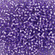25g Miyuki Delica Seed Bead 11/0 Silver Lined Dyed Lilac DB1347