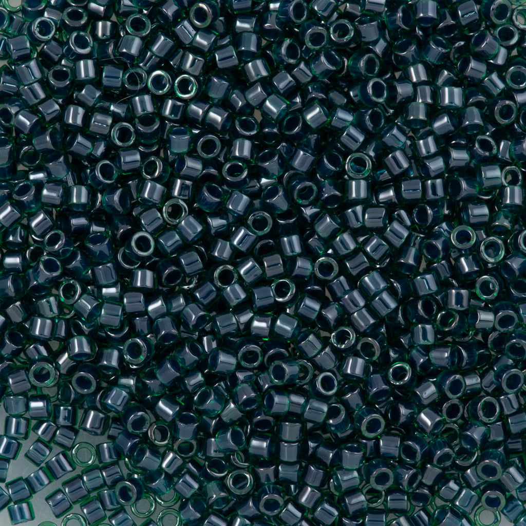Miyuki Delica Seed Bead 11/0 Inside Dyed Color Forest Green DB275