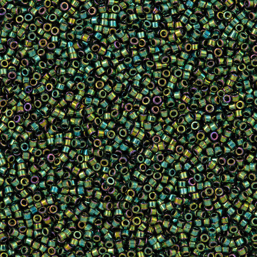 Miyuki Delica Seed Bead 10/0 Metallic Teal Luster 7g Tube DBM27