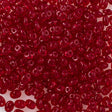 Super Duo 2x5mm Two Hole Beads Siam Ruby (90080)