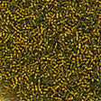 Miyuki Delica Seed Bead 11/0 Silver Lined Dyed Olive 2-inch Tube DB604