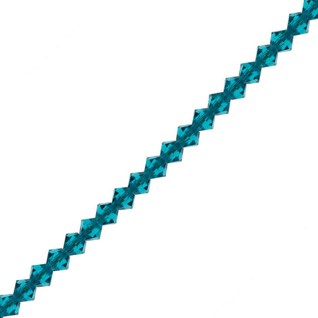 42 Preciosa Crystal 3mm Bicone Bead Blue Zircon (60230)