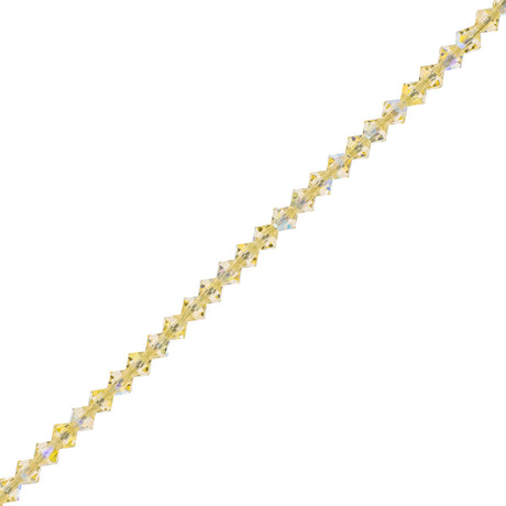 42 Preciosa Crystal 3mm Bicone Bead Jonquil AB (80100AB)