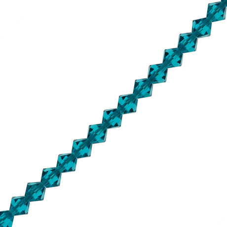 72 Preciosa Crystal 6mm Bicone Blue Zircon (60230)