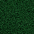 Toho Round Seed Bead 11/0 Opaque Forest Green 2.5-inch Tube (47H)