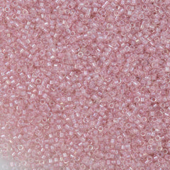 25g Miyuki Delica Seed Bead 11/0 Pearlized Cotton Candy DB1673