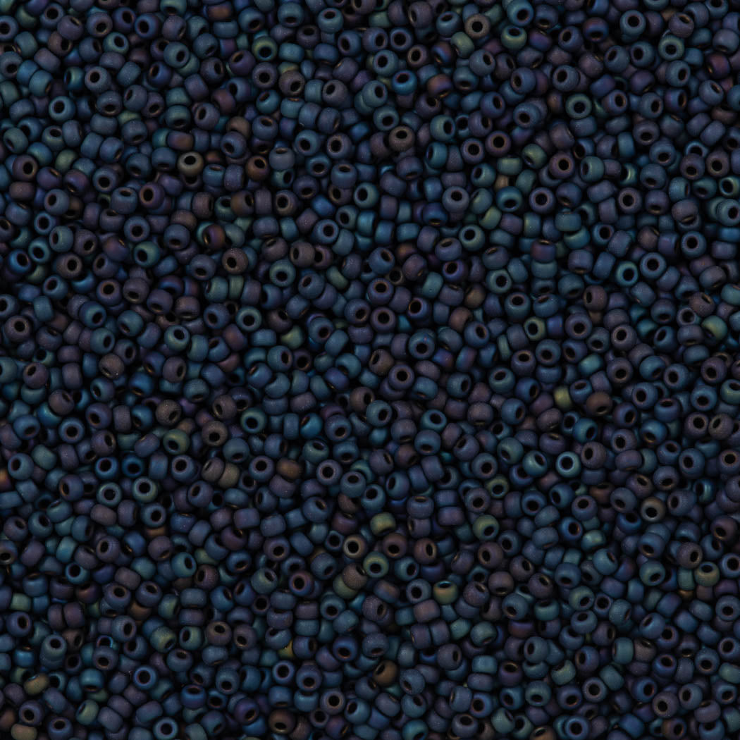 50g Miyuki Round Seed Bead 11/0 Matte Metallic Purple (2014)