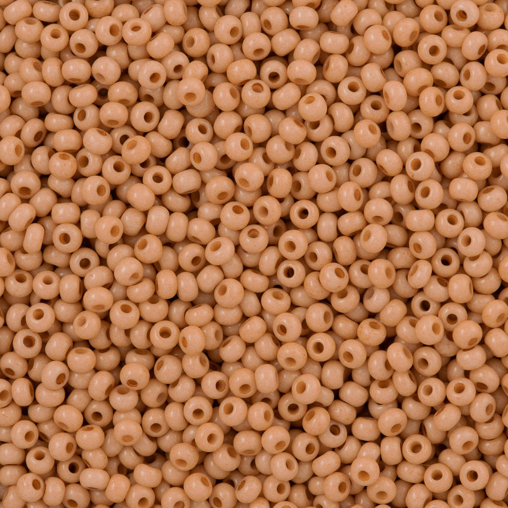 Czech Seed Bead 8/0 Solgel Wheat Opaque (03611)