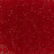 25g Miyuki Delica seed bead 11/0 Transparent Red DB704