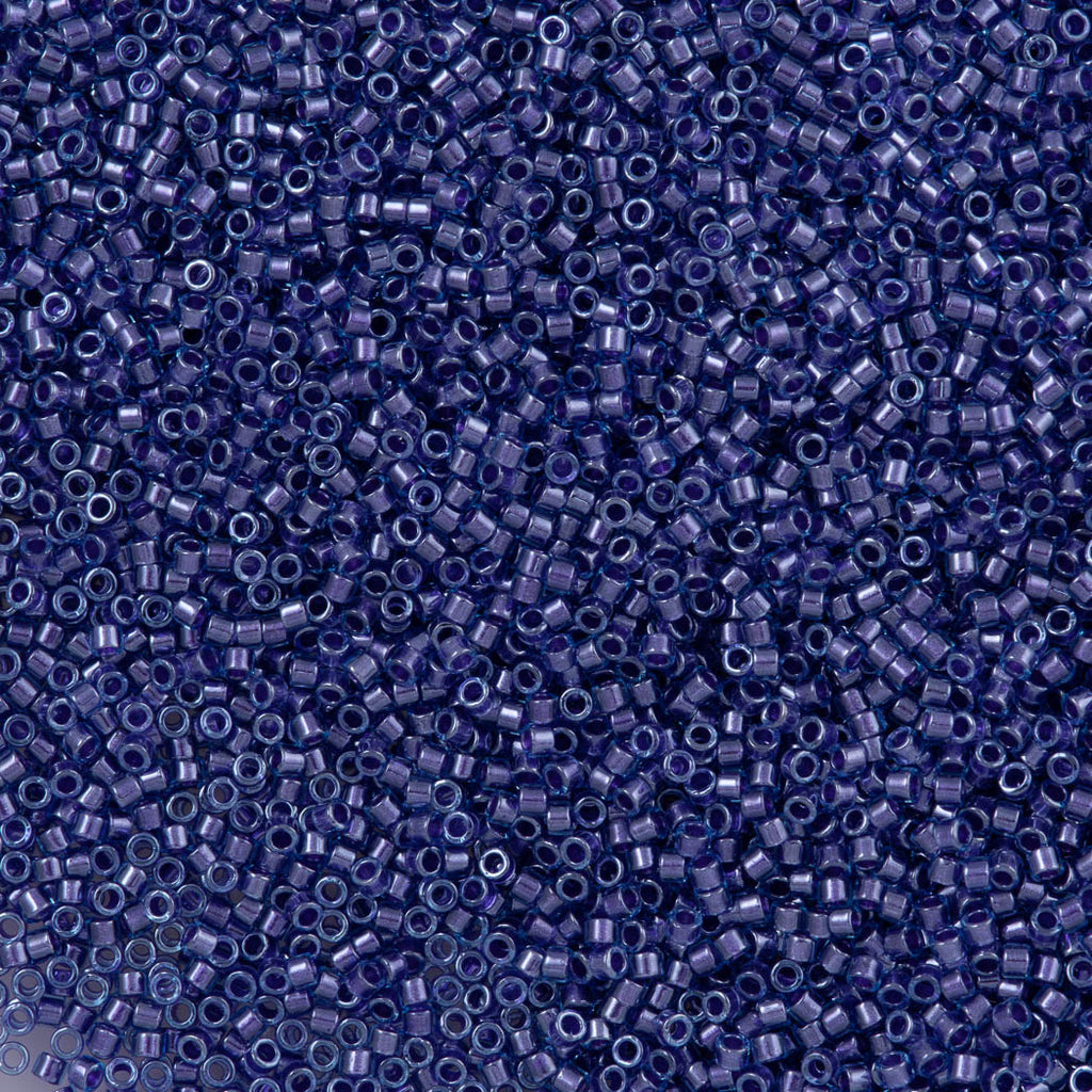Miyuki Delica Seed Bead 11/0 Inside Dyed Color Blue Purple DB284