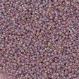 50g Miyuki Round Seed Bead 11/0 Matte Transparent Amethyst AB (142FR)