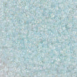 50g Miyuki Round Seed Bead 11/0 Inside Color Lined Ice Blue AB (269L)