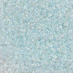 50g Miyuki Round Seed Bead 11/0 Inside Color Lined Ice Blue AB (269L)