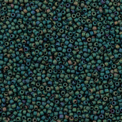 50g Toho Round Seed Beads 11/0 Matte Aquarius (710)