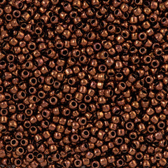 50g Toho Round Seed Bead 8/0 Copper (222)
