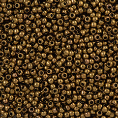 50g Toho Round Seed Bead 8/0 Antique Bronze (223)