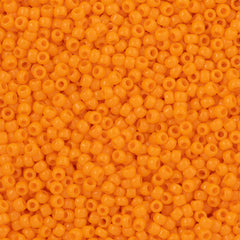 50g Toho Round Seed Bead 8/0 Opaque Orange (42D)