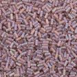 Miyuki 3mm Bugle Bead Transparent Matte Amethyst AB (142FR)