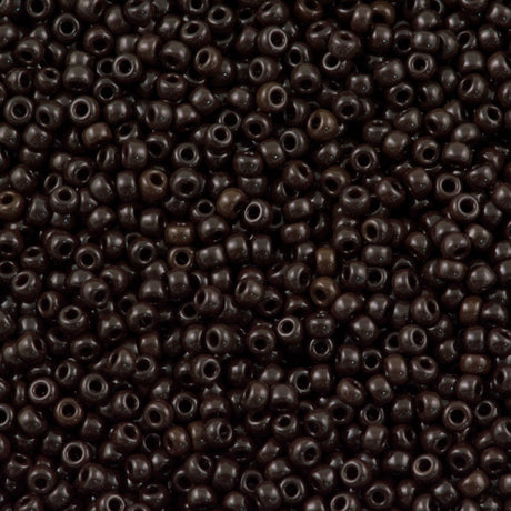 Miyuki Round Seed Bead 8/0 Opaque Brown 22g Tube (409)