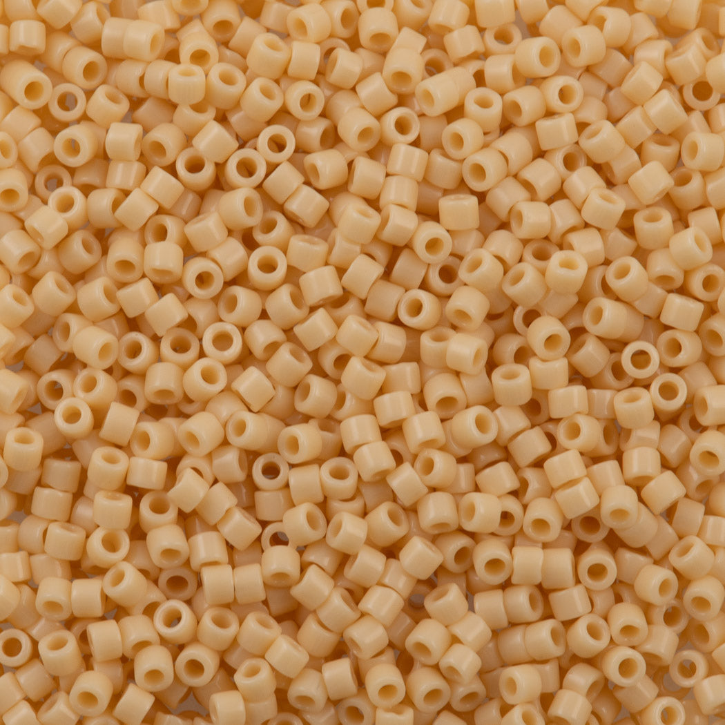 Miyuki Delica Seed Bead 11/0 Opaque Light Butter Rum DB1131