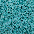 Miyuki Quarter Tila Seed Bead Opaque Matte Turquoise AB (412FR)