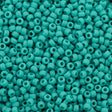 Miyuki Round Seed Bead 8/0 Opaque Matte Turquoise (412F)
