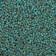 Miyuki Round Seed Bead 8/0 Opaque Seafoam Green Picasso 22g Tube (4514)