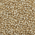 Toho Round Seed Bead 11/0 PermaFinish Galvanized Yellow Gold (559PF)