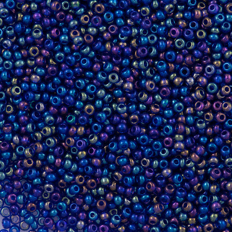 Czech Seed Bead 10/0 Dark Sapphire AB (31100)