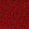 100g Miyuki Delica Seed Bead 11/0 Silver Lined Dyed Christmas Red DB602