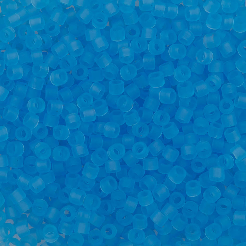 Miyuki Delica Seed Bead 11/0 Matte Transparent Aqua DB747
