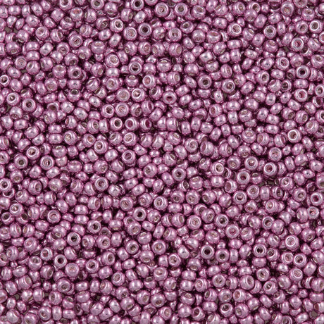 50g Miyuki Round Seed Bead 11/0 Galvanized Rose (1061L)