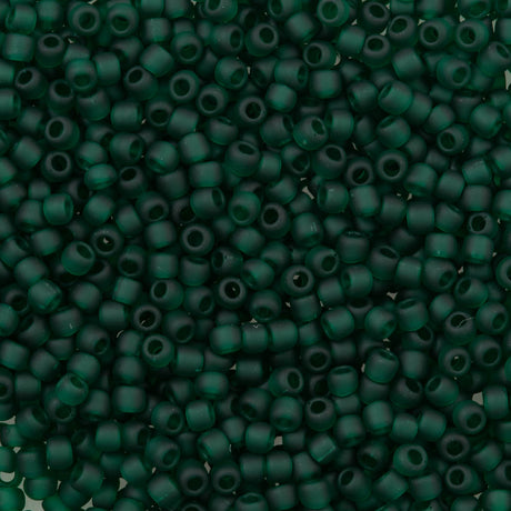 Toho Round Seed Bead 11/0 Transparent Matte Jade (939F)
